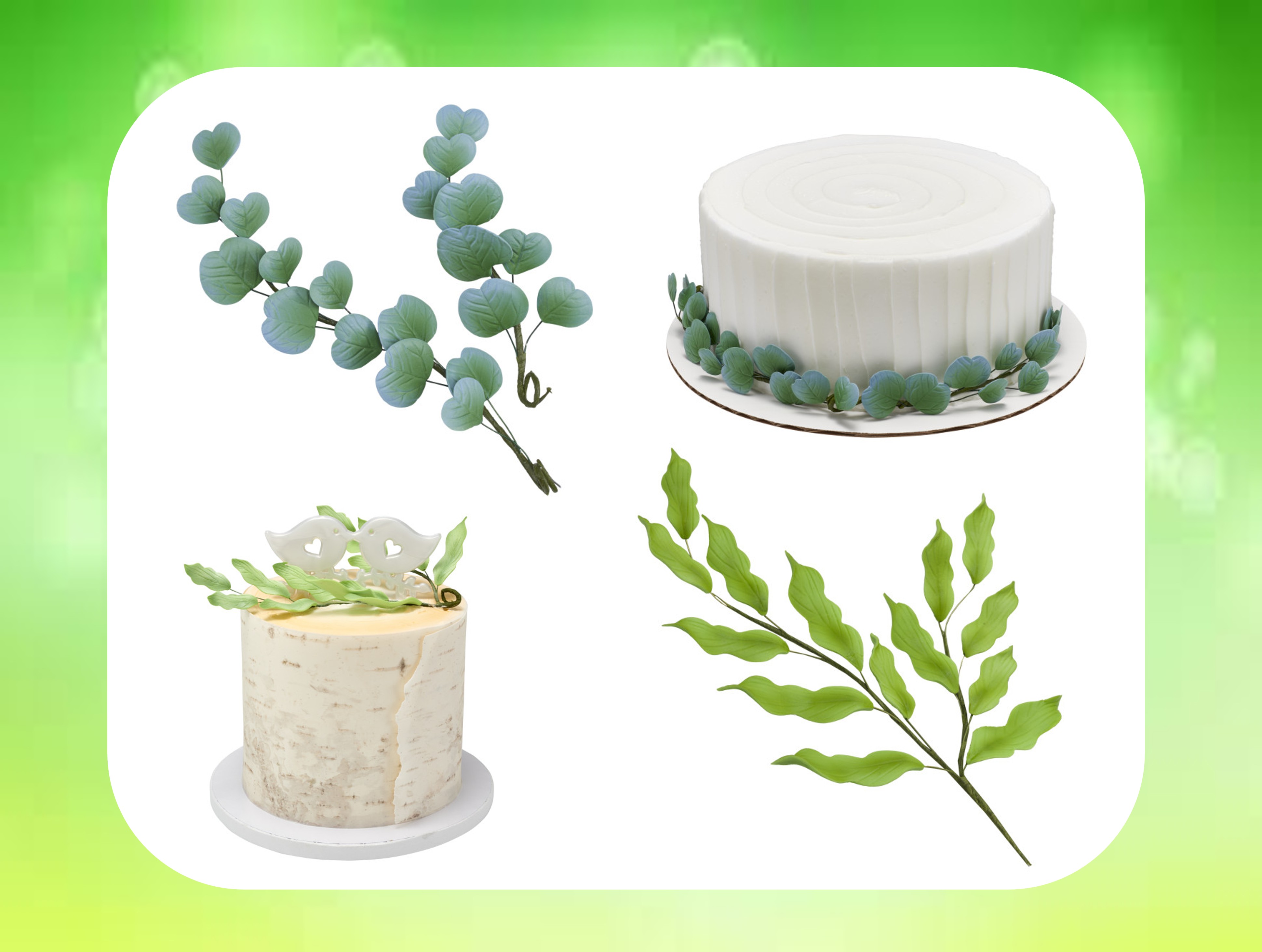 Gumpaste Leaves