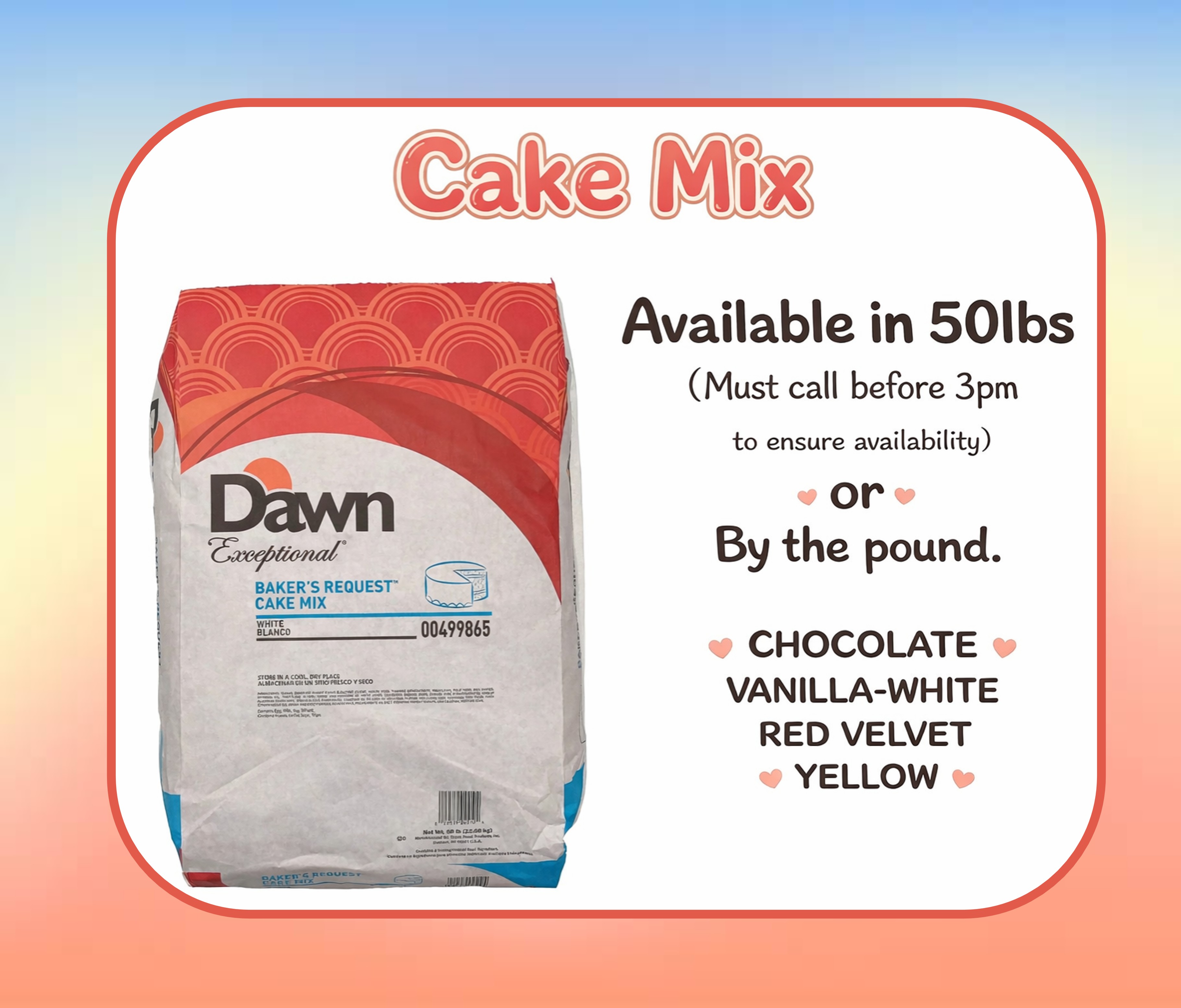 Cake Mixes