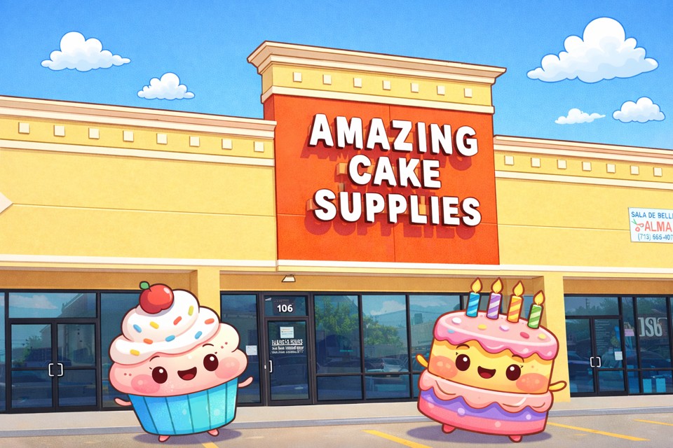 Cake decorating supplies