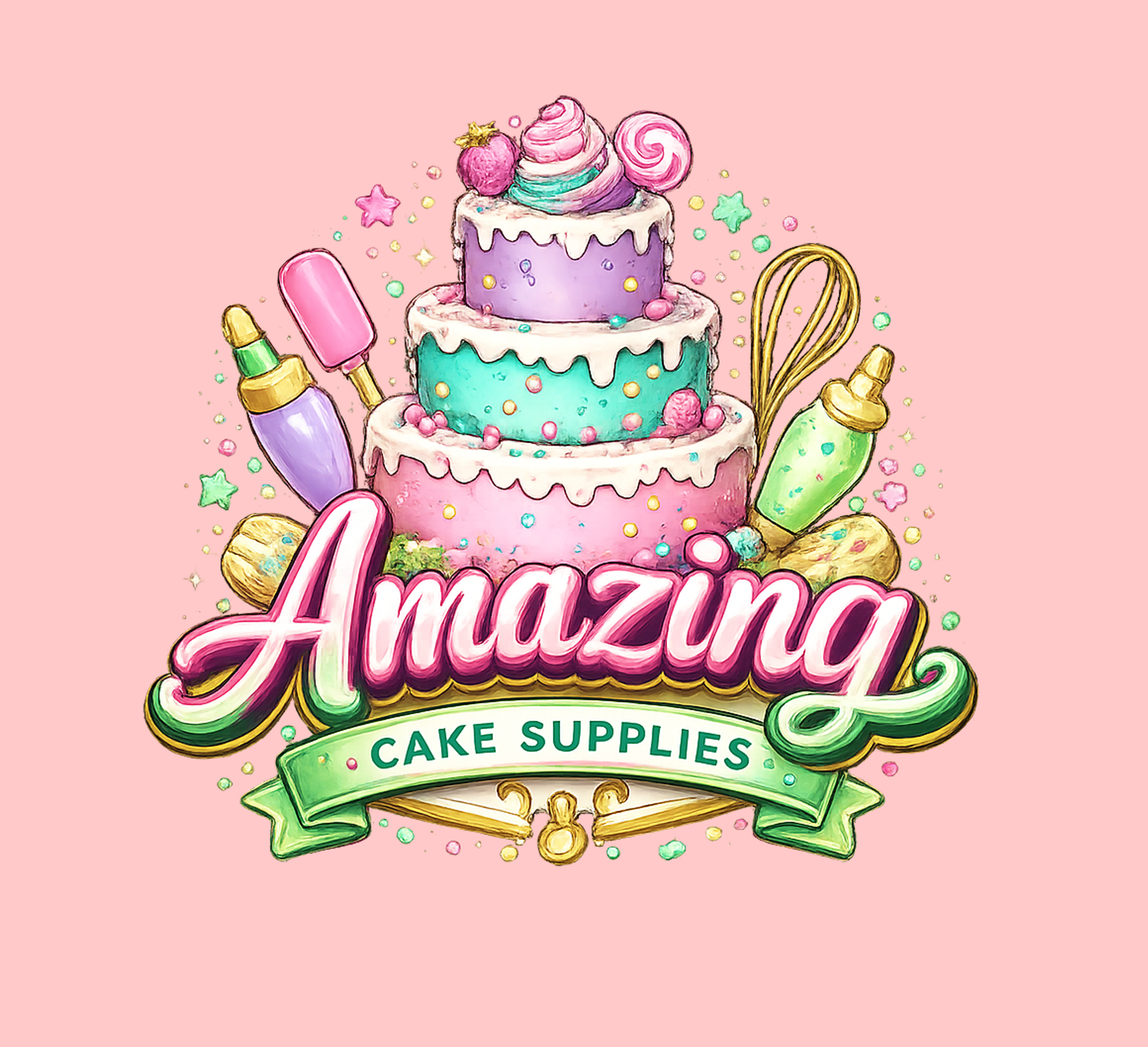 Cake decorating supplies