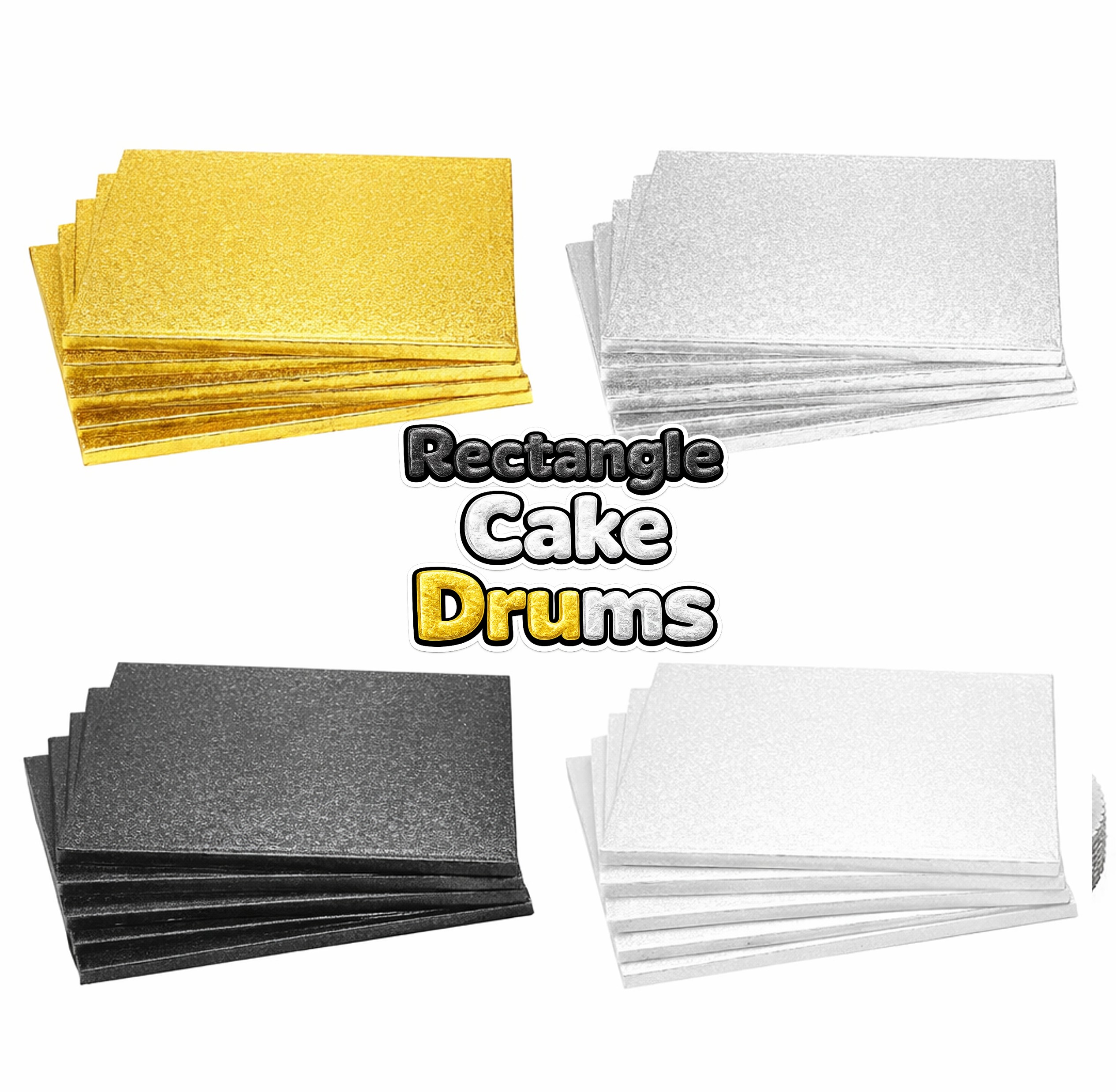 Rectangle Foil Drums